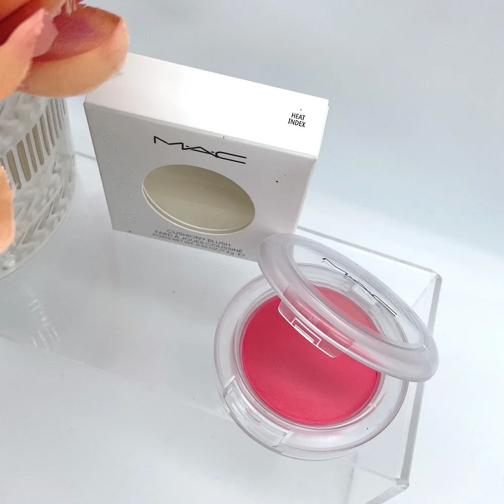 MAC Glow Play Cushiony Blush Heat Index Bright Pink 0.25oz New in‎ Box